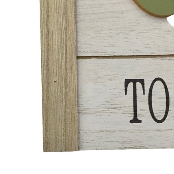 Shabby Chic Wall Hanging Farmhouse Harvest 3D Wood Pumpkin Rustic Multicolor NEW - Picture 7 of 15